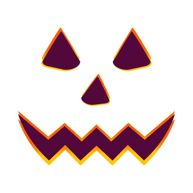 Halloween pumpkin smiley face by Salma Ismail