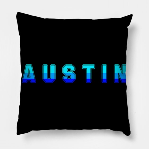 A u s t i nColor Hunt Pillow by ART BY IIPRATMO