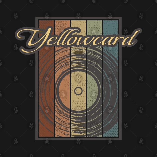 Yellowcard Vynil Silhouette by North Tight Rope