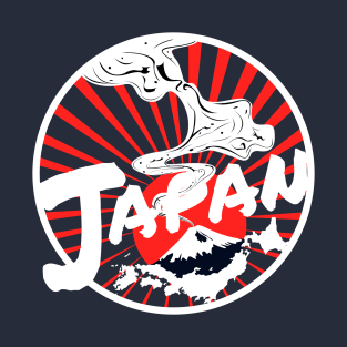 Japan Mount Fuji Land Of The Rising Sun T-Shirt