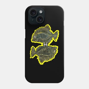 Zombie Art : ZOMBIE ZODIAC HORRORSCOPE (Pices) Phone Case