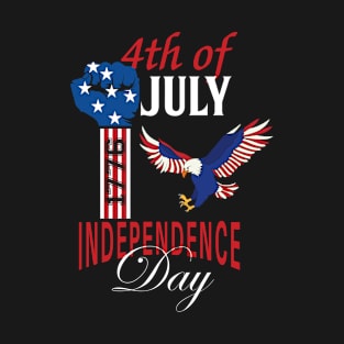 4th of July 1776  American independence day design T-Shirt