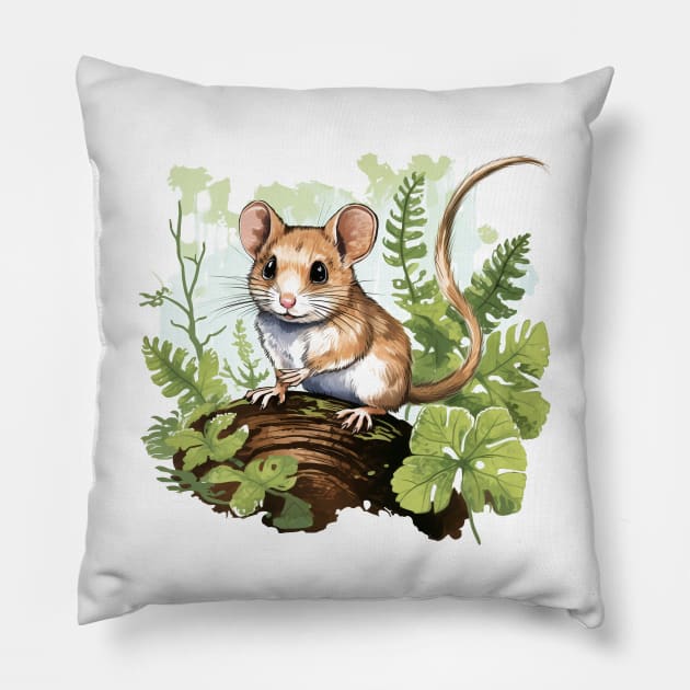 Dormouse Pillow by zooleisurelife