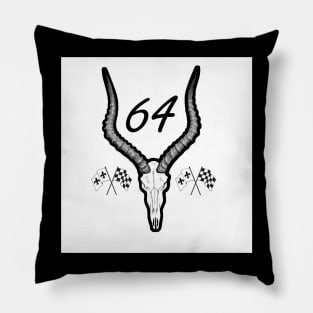 64 Impala Skull Pillow