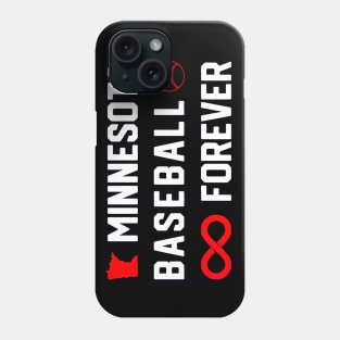 Minnesota Baseball Forever MN State Phone Case