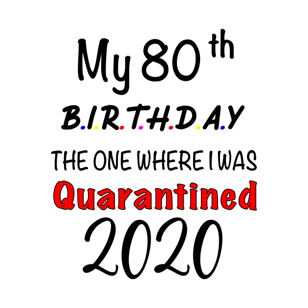 My 80th Birthday The One Where I'm Quarantined by designs4up