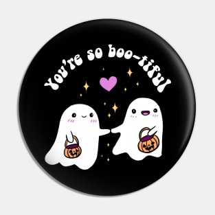 You are so boo-tiful a cute ghost couple for halloween Pin