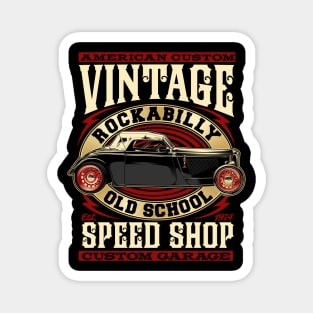 AMERIICAN VINTAGE HOTROD CAR Magnet