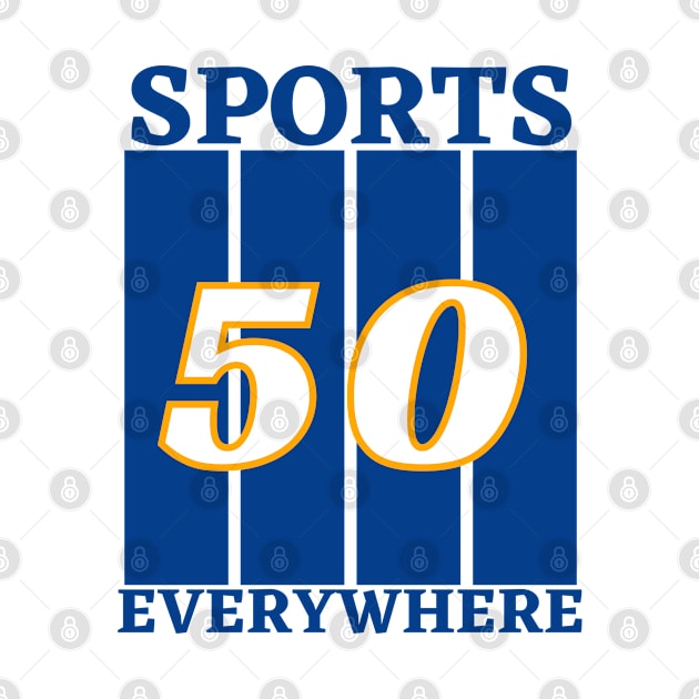 Sports Jersey Number 50 by Itsheartshop