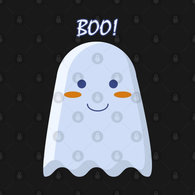 Boo! A cute little Ghost by SPAZE