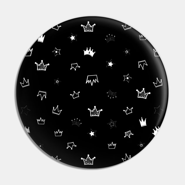 Crown and stars pattern Pin by GULSENGUNEL