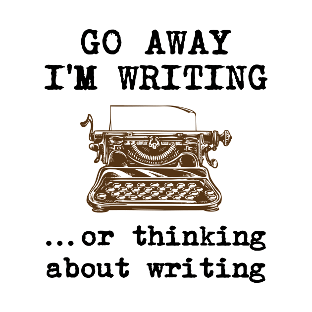 Go Away I'm Writing by redbarron