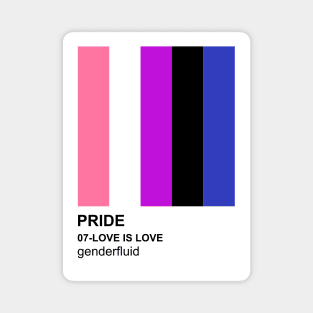 Pride Genderfluid Magnet