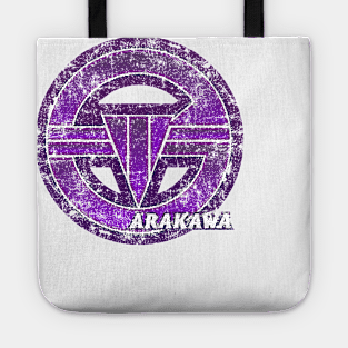 Arakawa Ward of Tokyo Japanese Symbol Distressed Tote