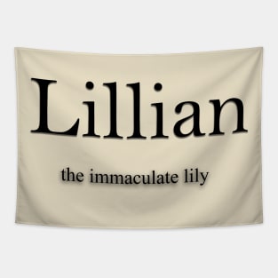 Lillian Name meaning Tapestry