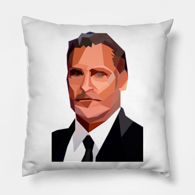 Joaquin Phoenix Pillow by Worldengine