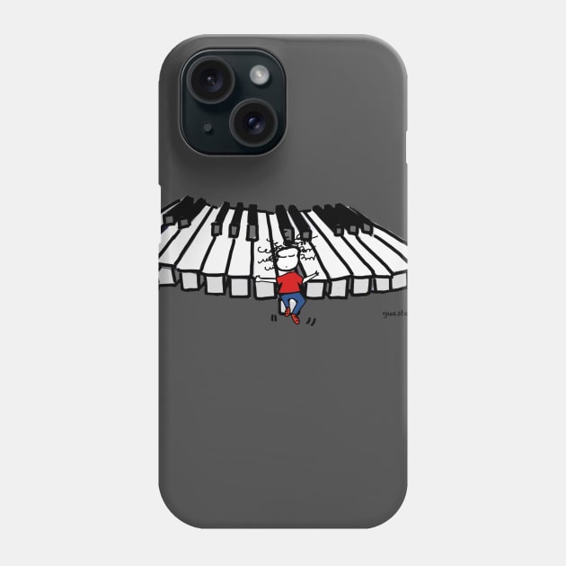 Flying piano Phone Case by Guastevi