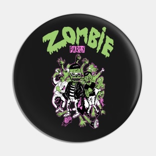 Zombie party Pin