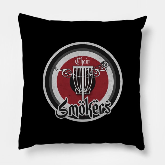 Chain Smokers Disc Golf Pillow by CTShirts