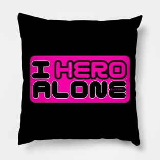 I Hero Alone (Pink) By Abby Anime(c) Pillow