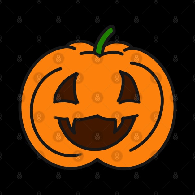 Cute pumpkin laughing | Halloween Pumpkin | spooky by Incubuss Fashion