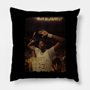 Classic Photos of Patrick Ewing Pillow