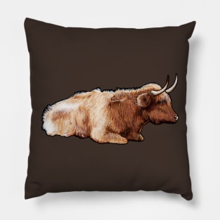 Highland Cow Pillow