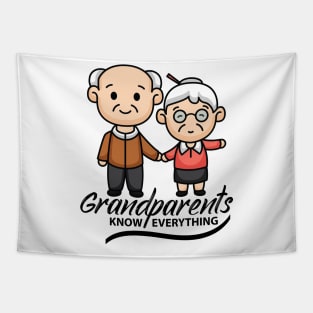 Grandparents Know everything Tapestry