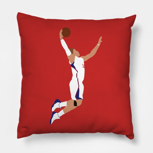 Blake Griffin Dunk Pillow by xRatTrapTeesx