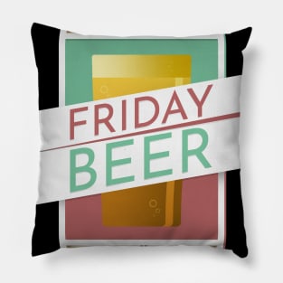 Friday Beer Pillow
