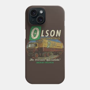 Olson Transportation Co. 1927 Phone Case