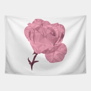 A Single Pale Rose Tapestry