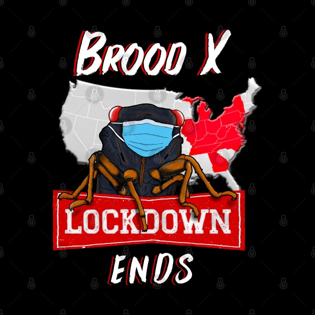 Brood X Cicada Eastern Emergence Lockdown End by ScienceNStuffStudio