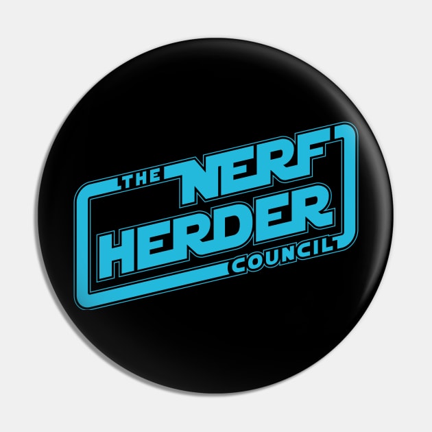 Nerfherder Council: Classic Logo Pin by NHCpodcast