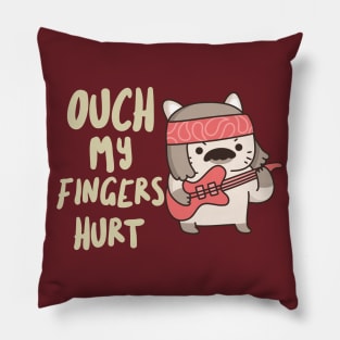 Ouch, My Fingers Hurt Pillow