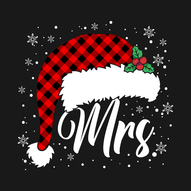 Mrs Santa Claus Christmas Couples Matching by antrazdixonlda