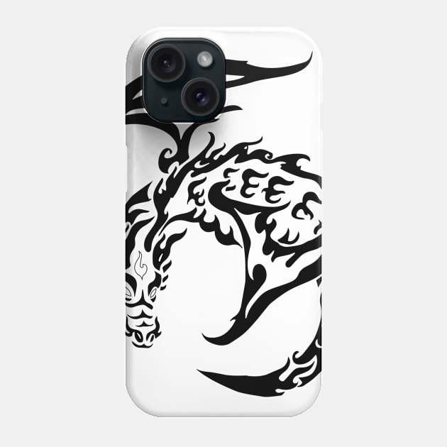 Dragon Phone Case by linesdesigns