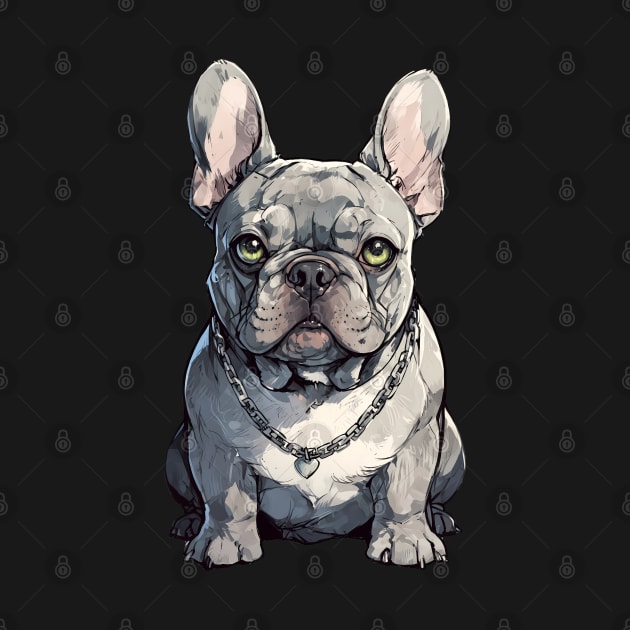 Merle Grey color French Bulldog by CandyApparel