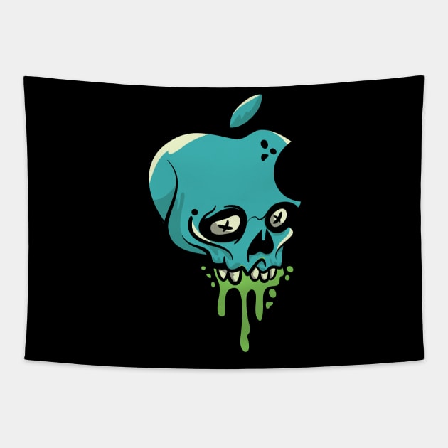 APPLE ZOMBIE ART VECTOR,EPS,PNG Tapestry by OLIVER ARTS