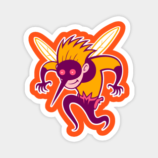 Beware the Mosquito! Orange Magnet