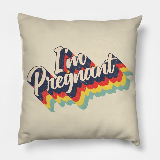 Pregnant announcement Pillow by BOEC Gear