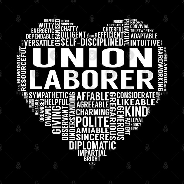 Union Laborer Heart by LotusTee