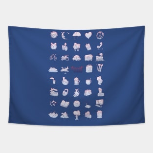 Icons for communicating in traveling Tapestry