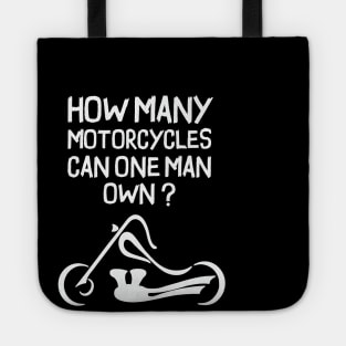 How Many Motorbikes Funny Rider - T Shirt Tote