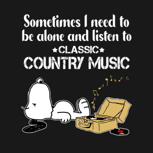 Classic Country Music // Aesthetic Vinyl Record Vintage // T-Shirt
