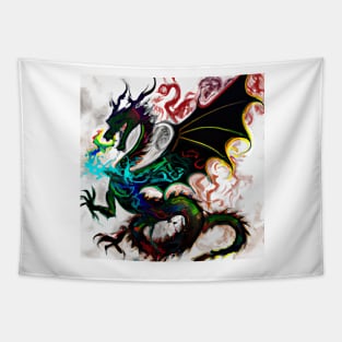 Black Dragon Tapestry