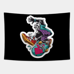 Skater panda Tapestry