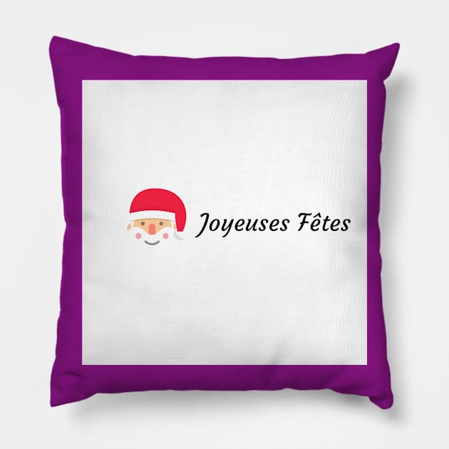 joyeuses fêtes Pillow by DocDK