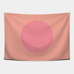 Pink Circles Pattern Tapestry