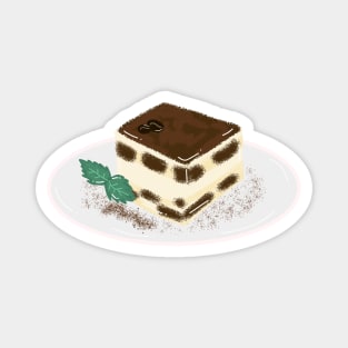 Tiramisu cake Magnet